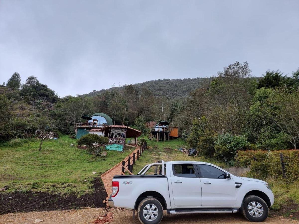 Готель Glamping Sede Campestre Mirador De Pueblo Viejo Ґуатавіта Екстер'єр фото