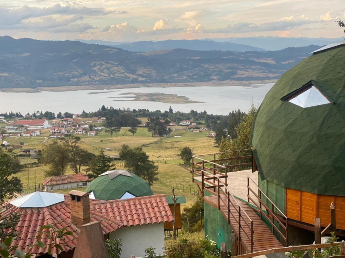 Готель Glamping Sede Campestre Mirador De Pueblo Viejo Ґуатавіта Екстер'єр фото