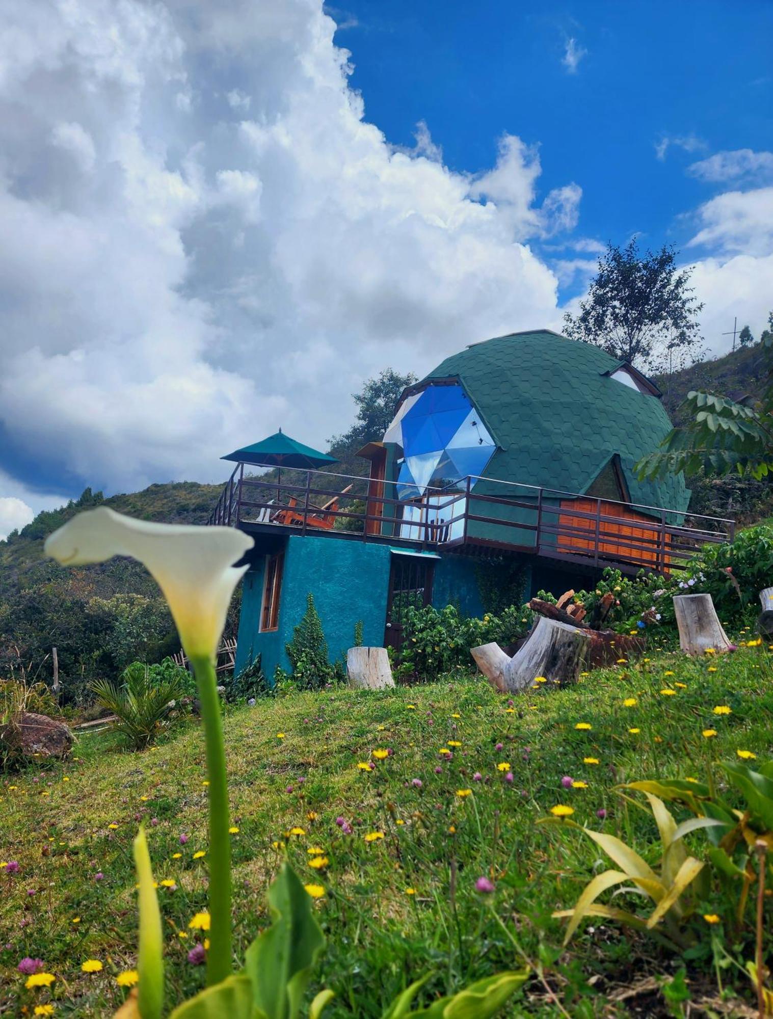 Готель Glamping Sede Campestre Mirador De Pueblo Viejo Ґуатавіта Екстер'єр фото
