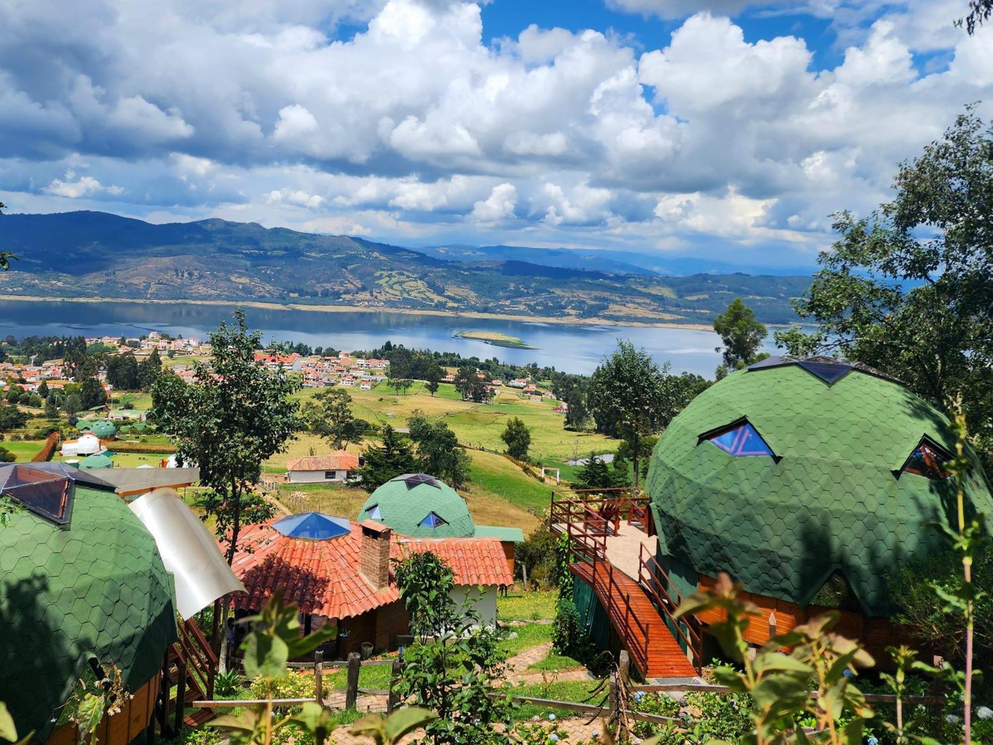 Готель Glamping Sede Campestre Mirador De Pueblo Viejo Ґуатавіта Екстер'єр фото