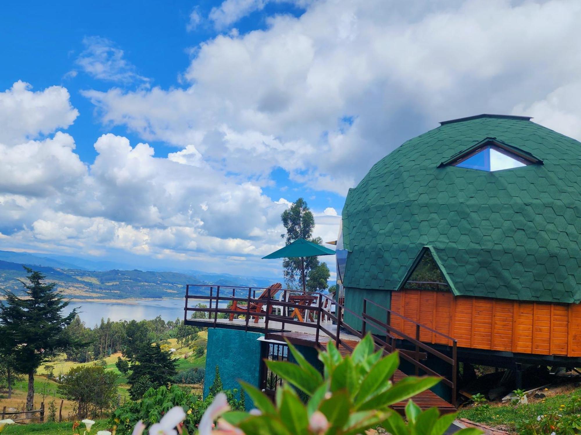 Готель Glamping Sede Campestre Mirador De Pueblo Viejo Ґуатавіта Екстер'єр фото