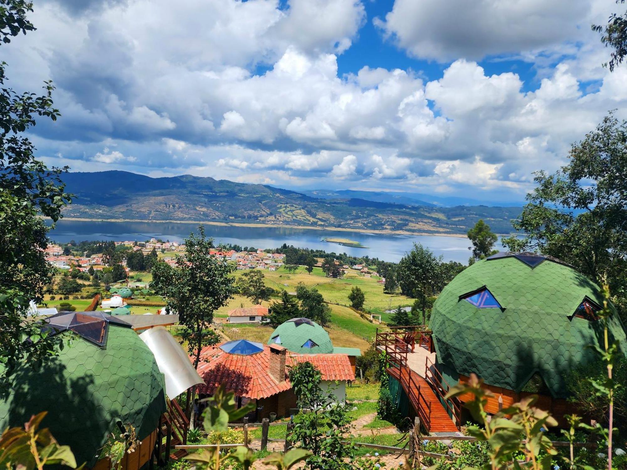 Готель Glamping Sede Campestre Mirador De Pueblo Viejo Ґуатавіта Екстер'єр фото